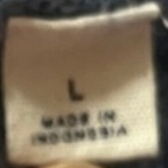 GAP Blue Shaker Knit Sweater Raglan Sleeve Size Large - Picture 8 of 8